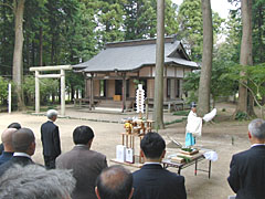 Ground Breaking Ceremony for the Statue of Aikido Founder Morihei Ueshiba