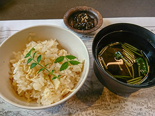 宇豆基野 竹の子の炊き込みご飯